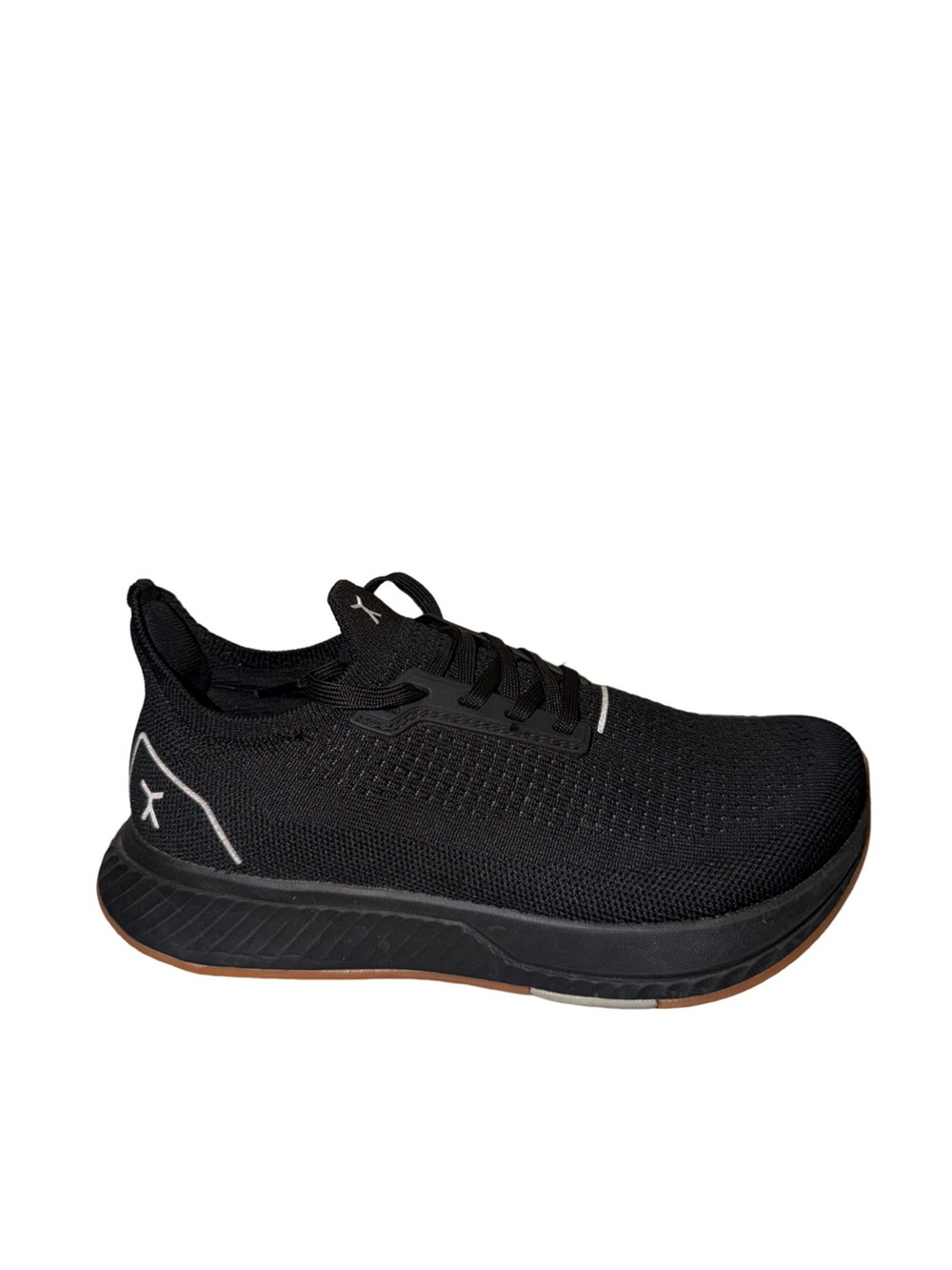 Womens flux Black Knit Athletic Sneaker size 6.5